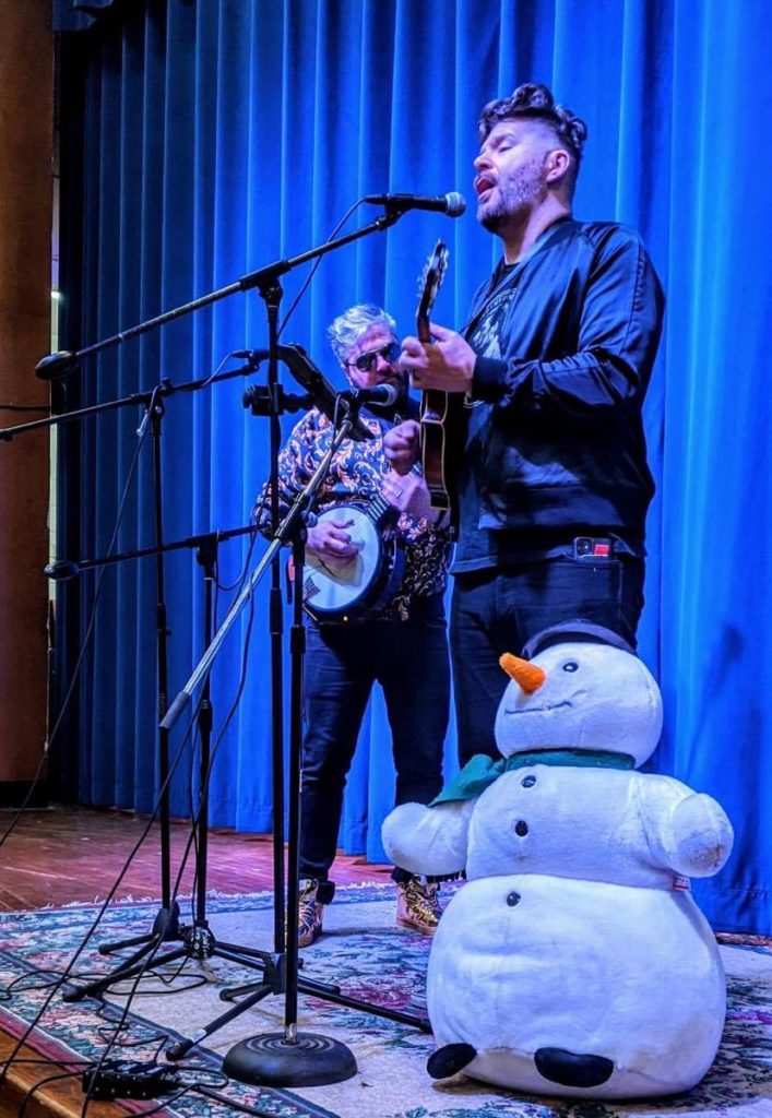 Matt Menefee and Bryan performing as The Golden Age. Photo by Tim Timberlake.