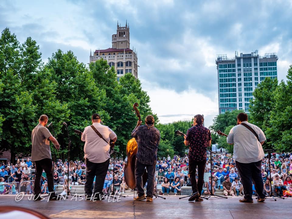 Unspoken Tradition performing at "Shindig On The Green" in Asheville, NC