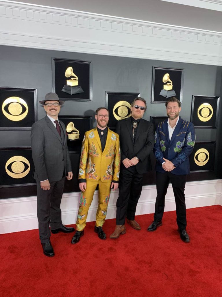 Wood and Wire at the 2018 Grammy Awards. Photo courtesy of CBS.