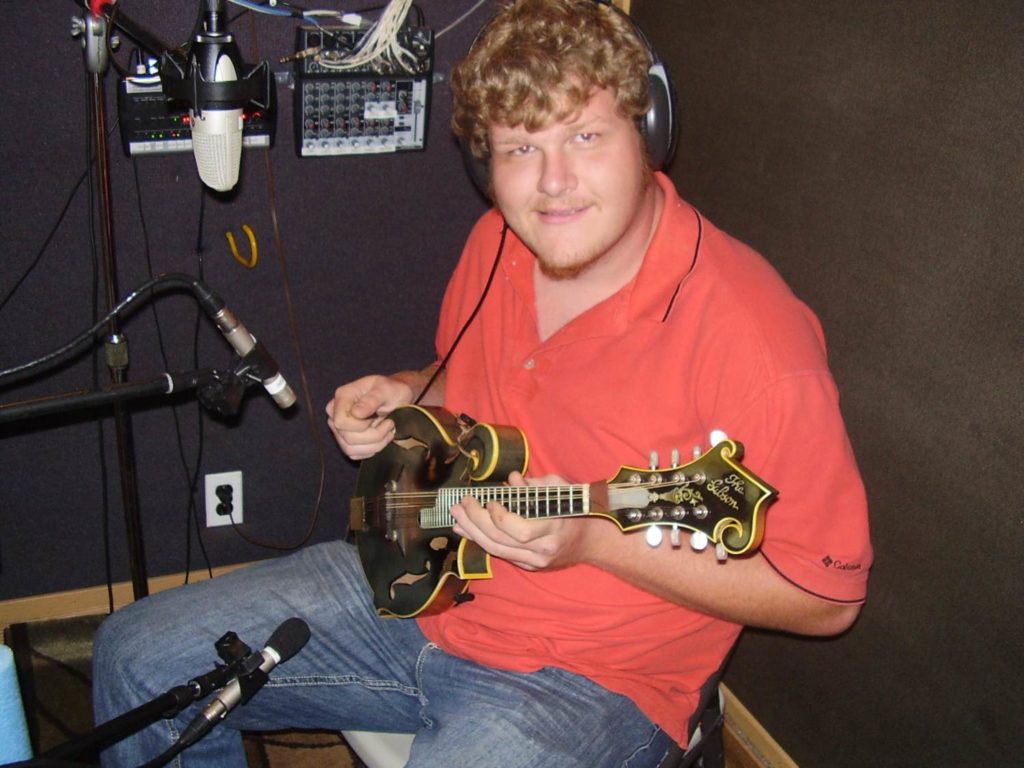 Will at Eastwood Studios during the recording of "10ft Deep." Photo by Keely Bee. 